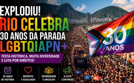 Parada LGBTQIAPN+ do Rio celebra 30 anos de história, orgulho e diversidade em Copacabana