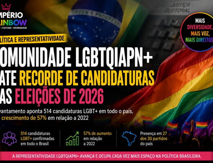 Comunidade LGBTQIAPN+ bate recorde de candidaturas nas eleições de 2026