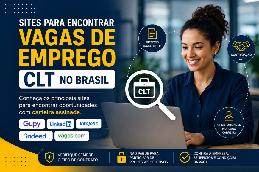 Sites para encontrar vagas de emprego CLT no Brasil